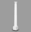 Freestanding Rounded Fluted Column Gloss Finish