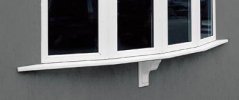 GRP Window Base Unit - Mark 1 with 1x Fully Attached Bracket