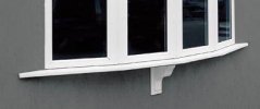 GRP Window Base Unit - Mark 1 with 2x Fully Moulded Brackets