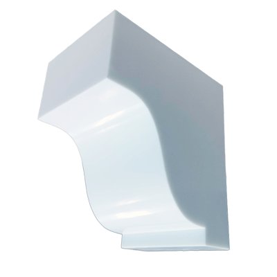 BRP2 Resin Bracket: Standard White (RAL9010)