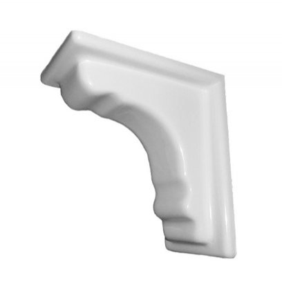 BRG15 (205mm x 190mm x 120mm) GRP Decorative Bracket: Standard White (RAL9010)