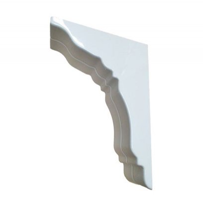 BRG19 (410mm x 300mm x 120mm) GRP Decorative Bracket Cover: Standard White (RAL9010)