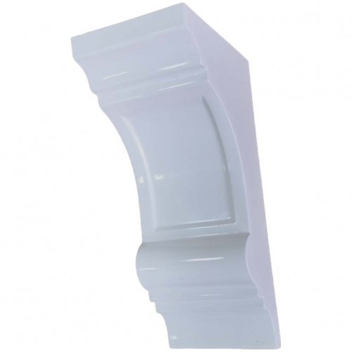 BRG20 (250mm x 130mm x 95mm) GRP Decorative Bracket: Standard White (RAL9010)