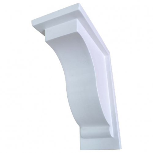 BRG21 (370mm x 295mm) GRP Decorative Bracket: Standard White (RAL9010)