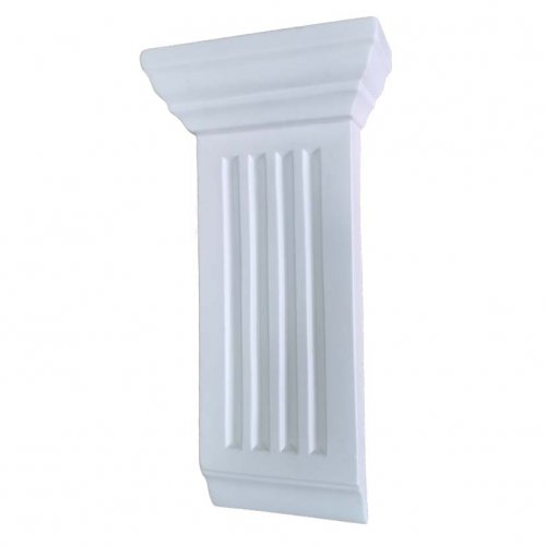 BRG24 (395mm x 72mm x 200mm) GRP Decorative Corbel: Standard White (RAL9010)