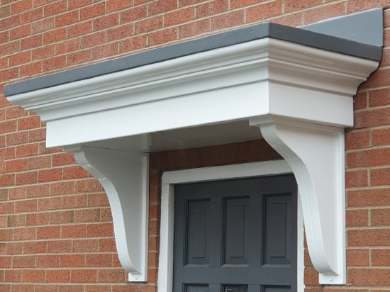 The Bolton Flat Smooth Canopy With Detailed Fascia